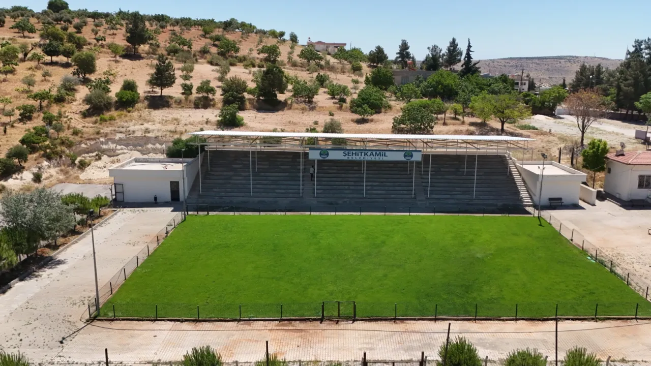 İbrahimşehir Aba Güreşi Sahası Yeniledi