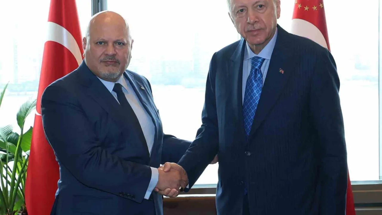 Cumhurbaşkanı Erdoğan, UCM Başsavcısı Han’ı kabul etti