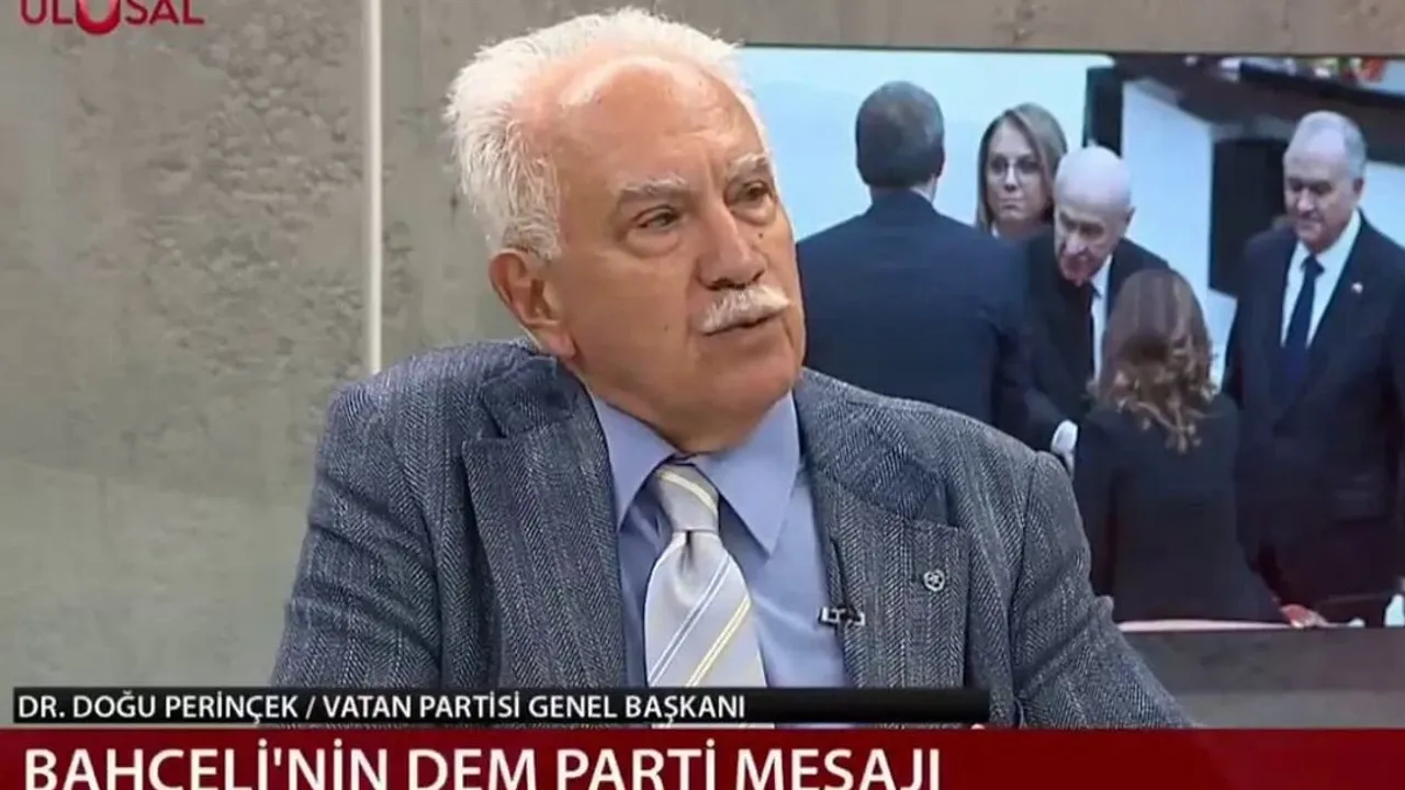 Doğu Perinçek’ten Bahçeli’ye sert eleştiri “Bu PKK’nın elini sıkmaktır”