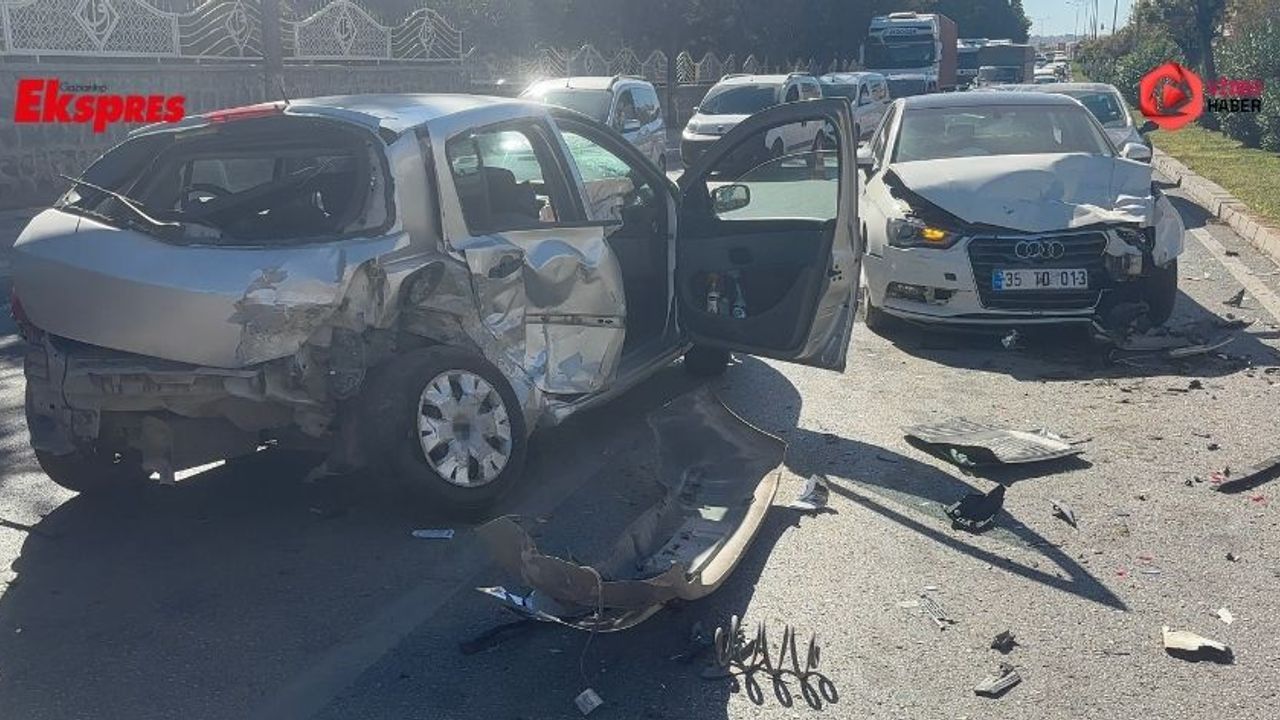 Gaziantep'te korkutan kaza: Yaralılar var...