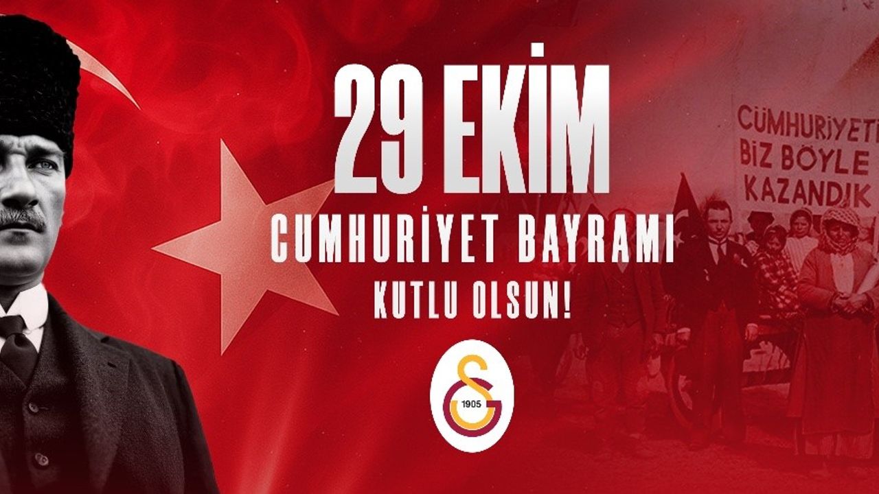 Spor camiasından 29 Ekim Cumhuriyet Bayramını kutladı