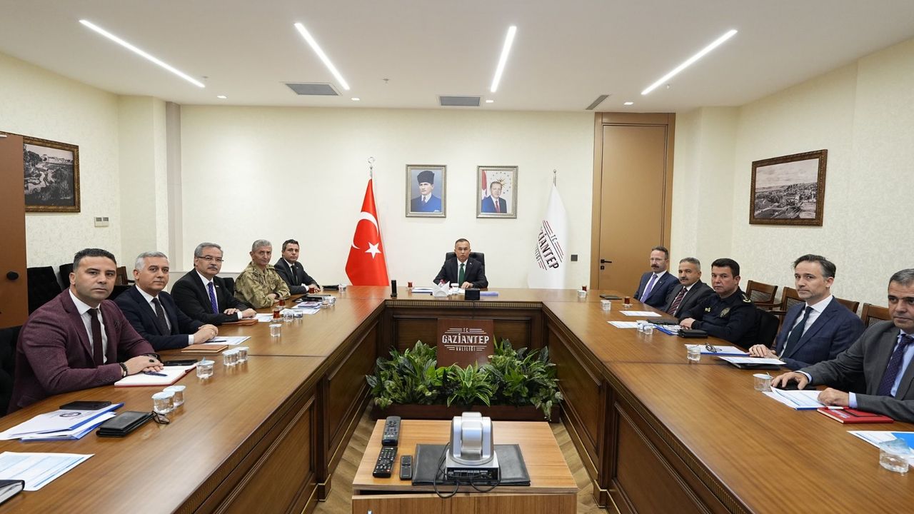 Gaziantep’te Asayiş masaya yatırıldı