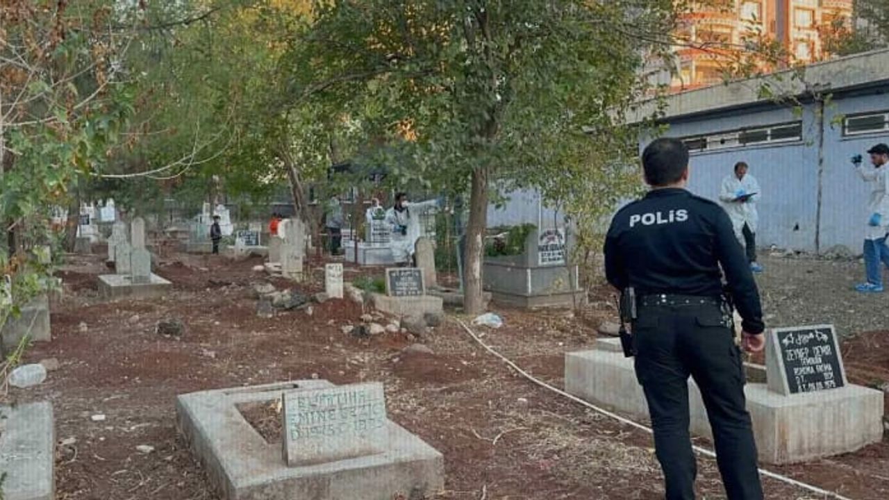 Mezarlıkta bebek cesedi bulundu