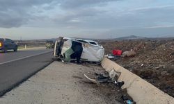 Kilis’te takla atan otomobilde can pazarı: 5 yaralı