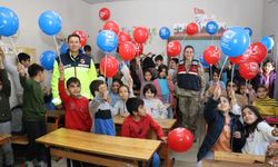 Jandarmadan depremzede öğrencilere trafik eğitimi