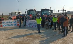 Gaziantep'te traktör sürücülerine güvenli tarım eğitimi