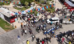 Gaziantep'te bisiklet festivali yapıldı