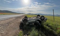 Gaziantep'te otomobil devrildi: 4 yaralı