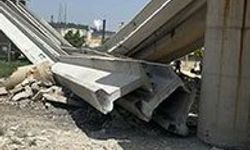 Gaziantep'te yapılan köprü yıkıldı