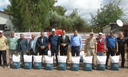 İslahiye'de çiftçilere 8 bin 800 kilogram soya tohumu dağıtımı yapıldı