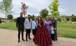 Gaziantep’te yeni evlilere unutulmaz bir hatıra