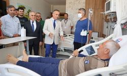 Vali Çeber’den GAÜN Hastanesi’ne ziyaret