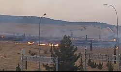 Gaziantep’te Askeri Arazide Yangın Alarmı!