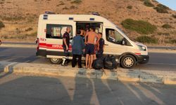 Denizde boğulma tehlikesi geçiren genç hastaneye kaldırıldı