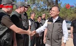Vali Çeber yangın tesislerini yerinde inceledi