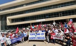 Gaziantep’te memurlar iş bıraktı