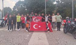 Gaziantep'te Motorsiklet Tutkunlarının 30 Ağustos Coşkusu