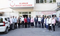 Derya Bakbak'tan 25 Aralık Devlet Hastanesi'ne ziyaret