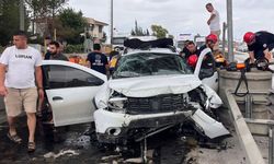 Otoyol gişesinde feci kaza!
