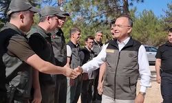 Vali Çeber yangın tesislerini yerinde inceledi