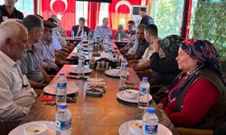 Araban Kaymakamı İşçimen,gazilerle yemekte buluştu
