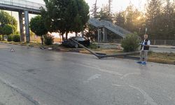 Gaziantep'te Refüje Çıkan Araçta 1 Kişi Yaralandı