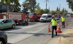 Gaziantep'te otomobilde çıkan yangın söndürüldü