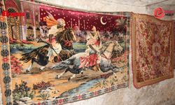 Mağaradaki 500 yıllık halılar hayran bırakıyor