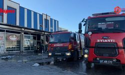 Gaziantep’te iş yerinde korkutan yangın