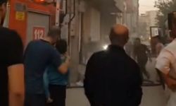 Konak mahallesinde bir evde patlama oldu