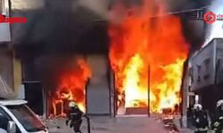 Gaziantep'te korkutan yangın: İş yeri yangını paniğe neden oldu
