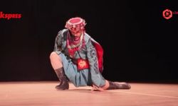 Dansçı sahnenin ortasında yere düştü
