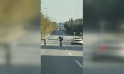 Gaziantep'te tehlikeli yolculuk