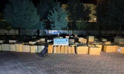 Gaziantep'te dev operasyon: Tonlarca kaçak tütün ele geçirildi