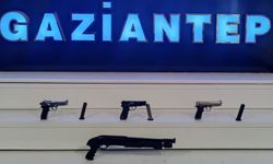 Gaziantep'te ruhsatsız silah operasyonu: 5 tutuklama