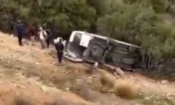 Gaziantep'te minibüs şarampole uçtu: 1 ölü, 3 ağır yaralı