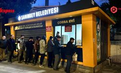 Gaziantep’te vatandaşlara sıcak ikram