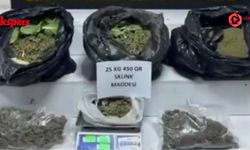 Gaziantep’te narkotik operasyonu: Çok sayıda silah yakalandı