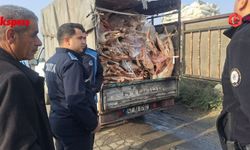 Gaziantep'te tonlarca bozulmuş et imha edildi
