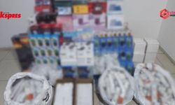 Gaziantep’te milyonluk kaçak elektronik operasyonu