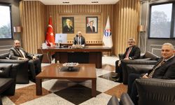 GABİAD heyetindenGAÜN Rektörü Doğan’a ziyaret