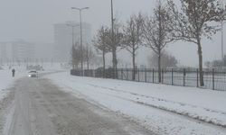 Gaziantep beyaza büründü: Uçuşlar iptal edildi