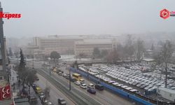 Gaziantep’te beklenen kar yağışı başladı