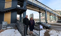 Gaziantep’te yayalara nefes aldıran üst geçit