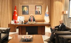 Rektör Doğan, Doç. Dr. Levent Karacan’ı kabul etti