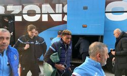 Trabzonspor kafilesi Gaziantep'e gitti