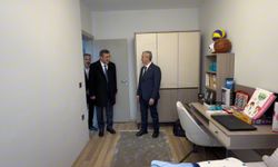 Cumhurbaşkanı Yardımcısı Yılmaz sosyal konutları inceledi