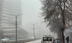 Gaziantep’te yoğun sis ulaşımı etkiledi