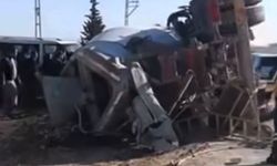 Gaziantep’te beton mikseri devrildi: Sürücü yaşamını yitirdi