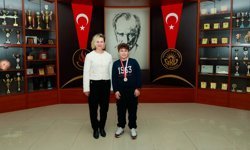 Küçük sporcudan büyük başarı